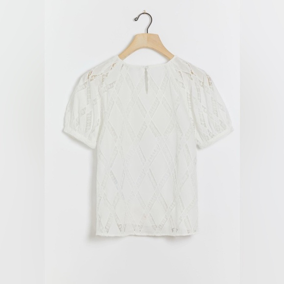 Anthropologie Daniel Rainn Anessa Lace Blouse Size XL NWT - Picture 6 of 7